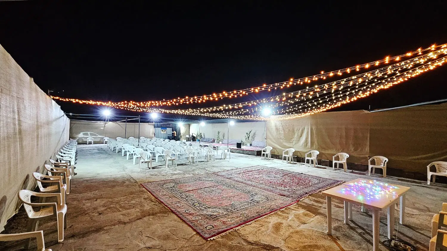 اجاره باغ برای آخر شب عروسی،تولد و مهمانی
