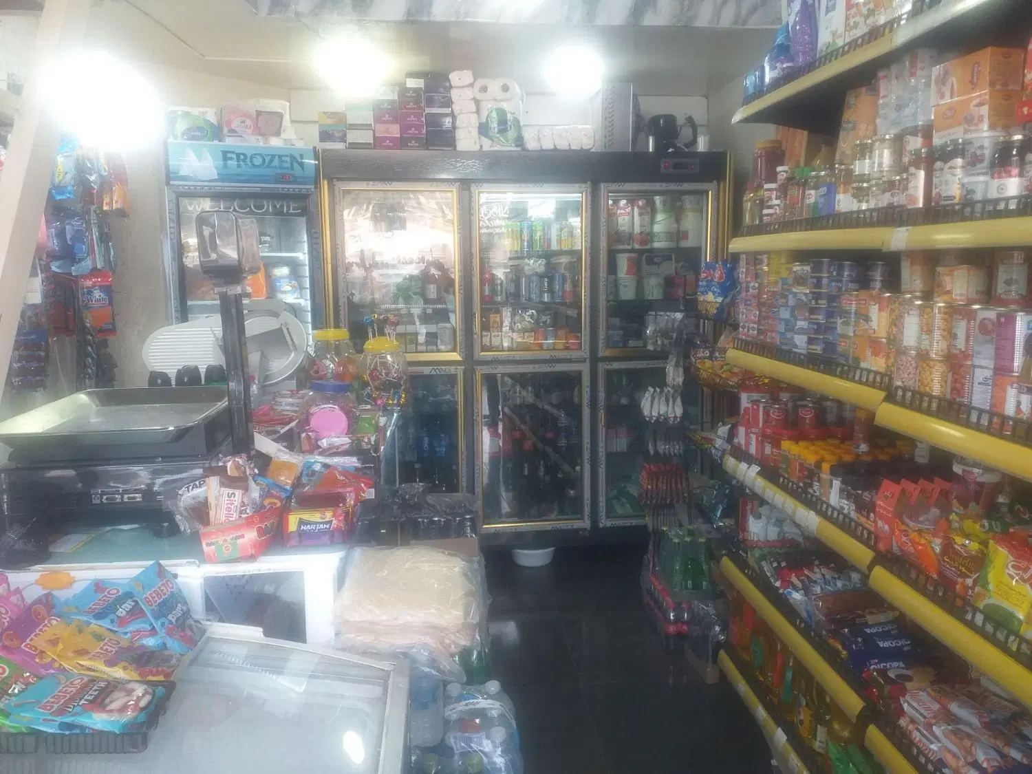 اجاره ۴۰متری سوپرمارکت درحال کار  داماهی