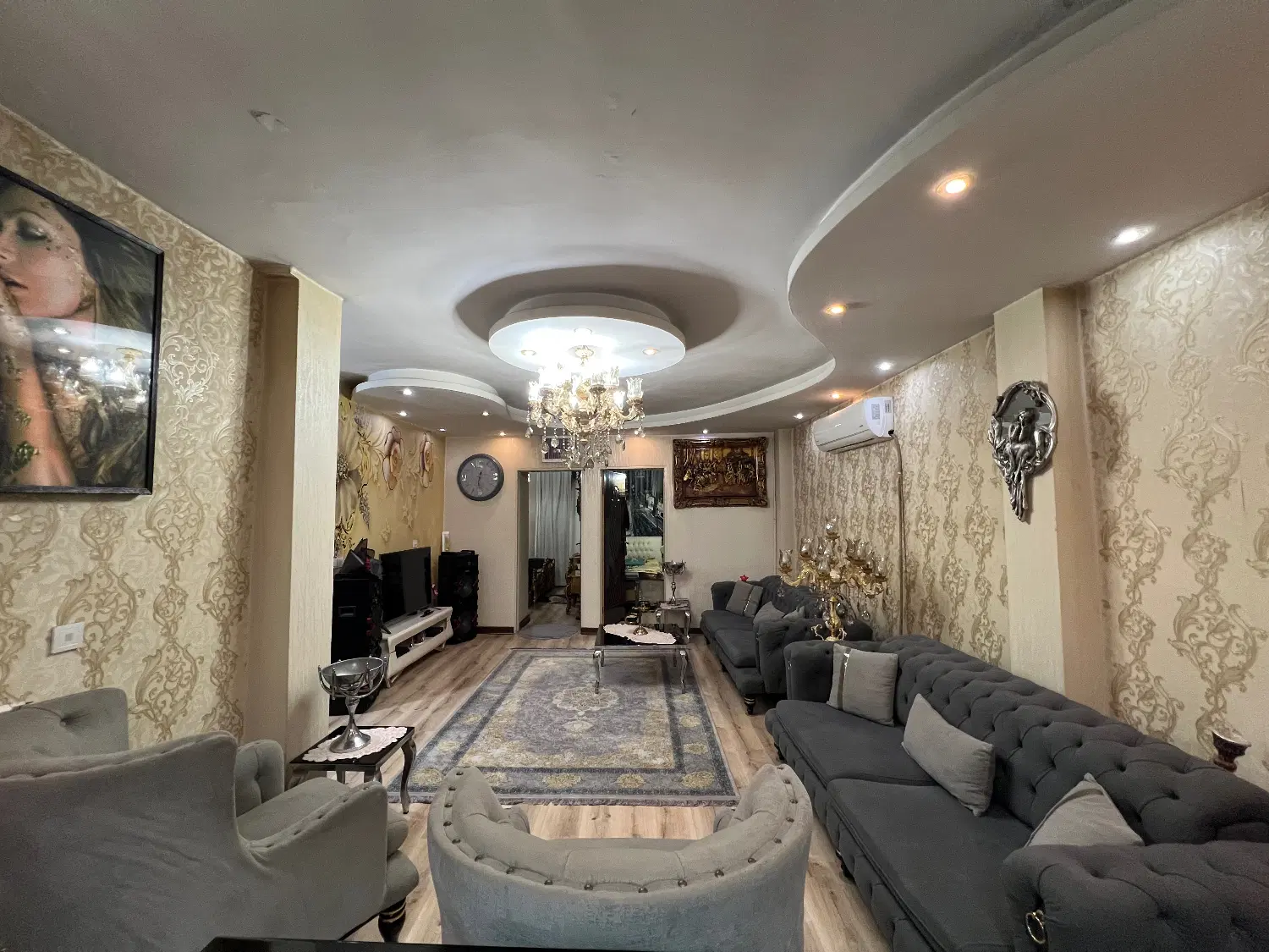 اسلامشهر (باغ نرده) ۷۲متر دوخوابه تک واحدی