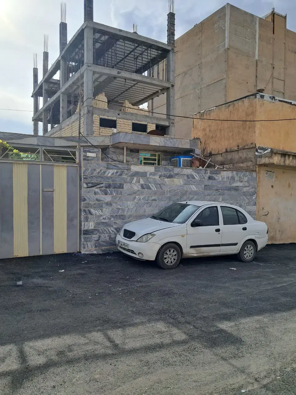 معاوضه ساختمان ویلایی کلنگی قابل سکونت