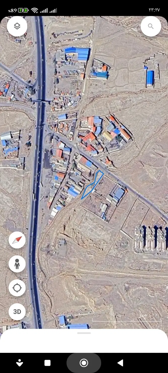 زمین اتوبان تبریز صوفیان