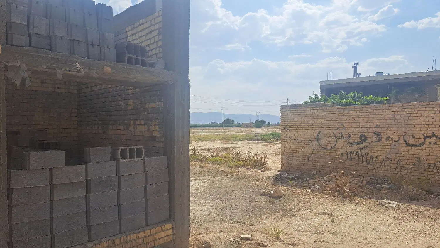۲۲۰متر زمین اول فیروزی،کوچه آسفالت شده
