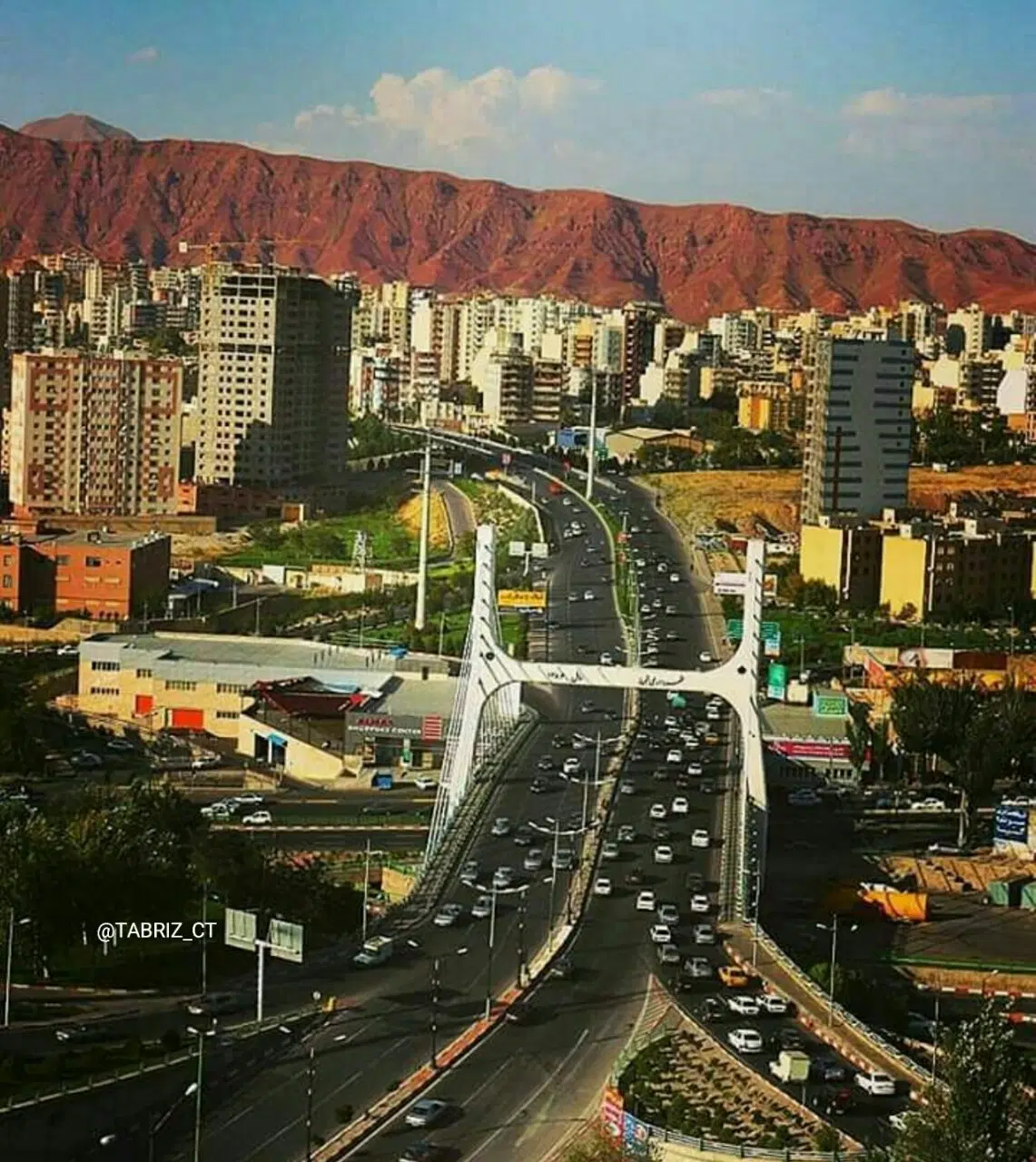 حیاط مسکونی و تجاری در ولیعصر