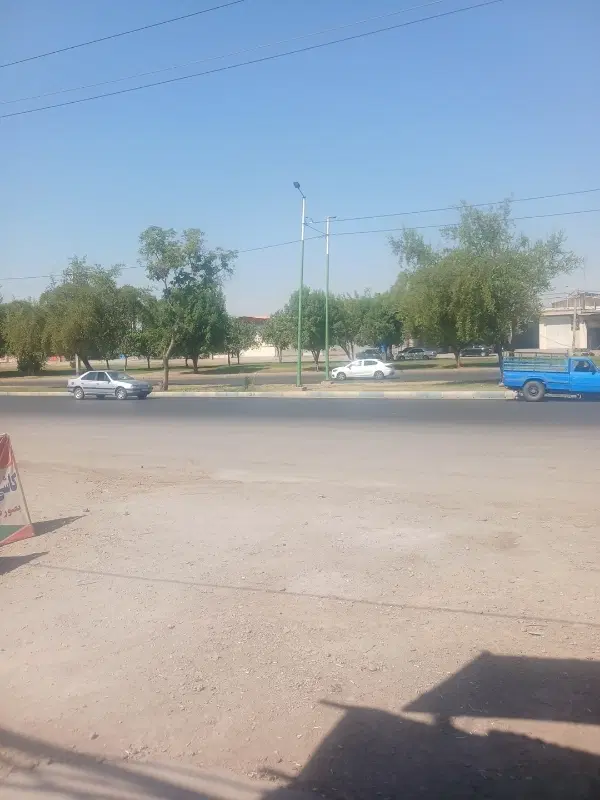 زمین سر اصلی شمس اباد دزبار380متر