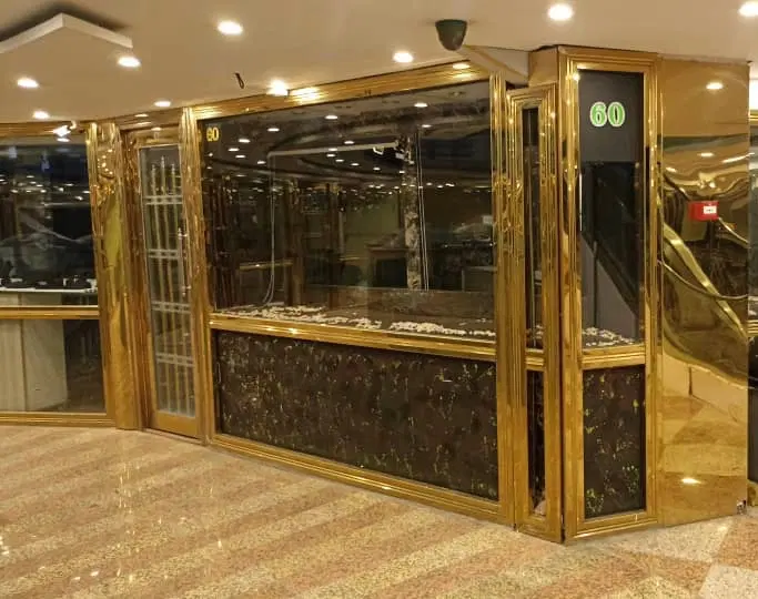 فروشی تجاری _صنف طلا_داخل پاساژ