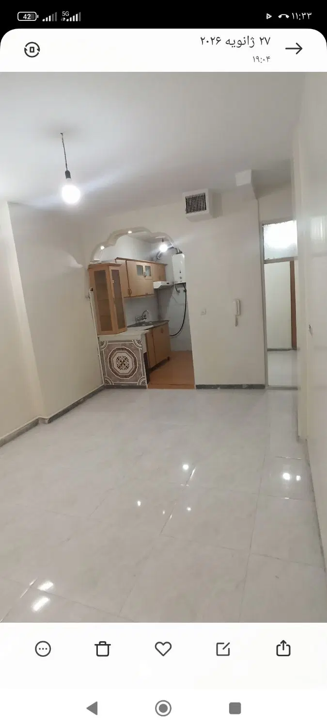 آپارتمان 50متری همکف خیابان طالقانی ،