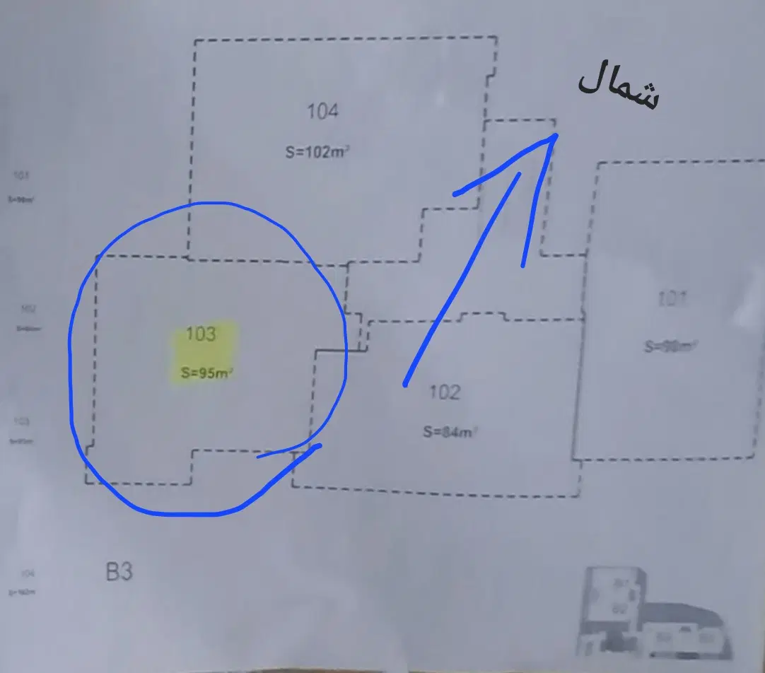 واحد نوساز ۹۶ متری زیتون ۳۵