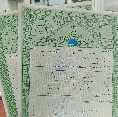 زمین با سند ثبتی جاده جدید عالیچنگی