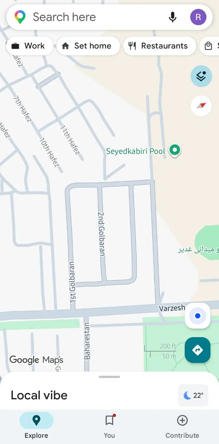 زمین ۳ نبش پارک ملت ۱۷۴ متر