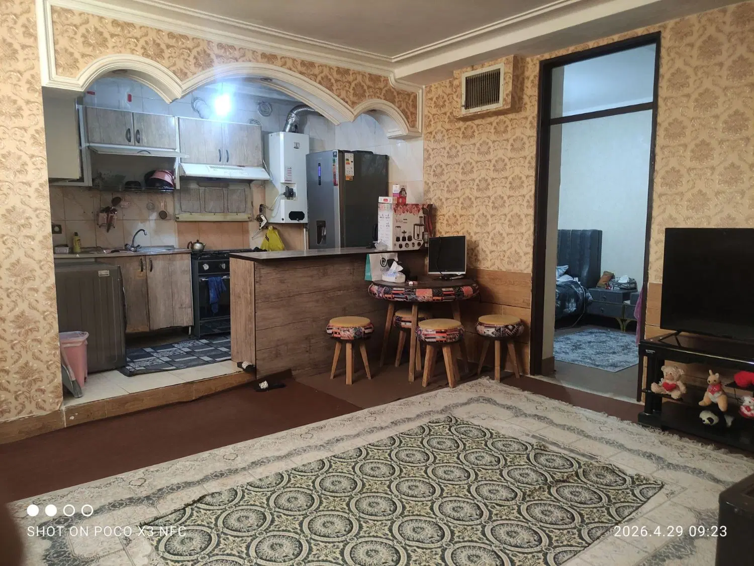 منزل یه خوابه بلوار دولت شرقی
