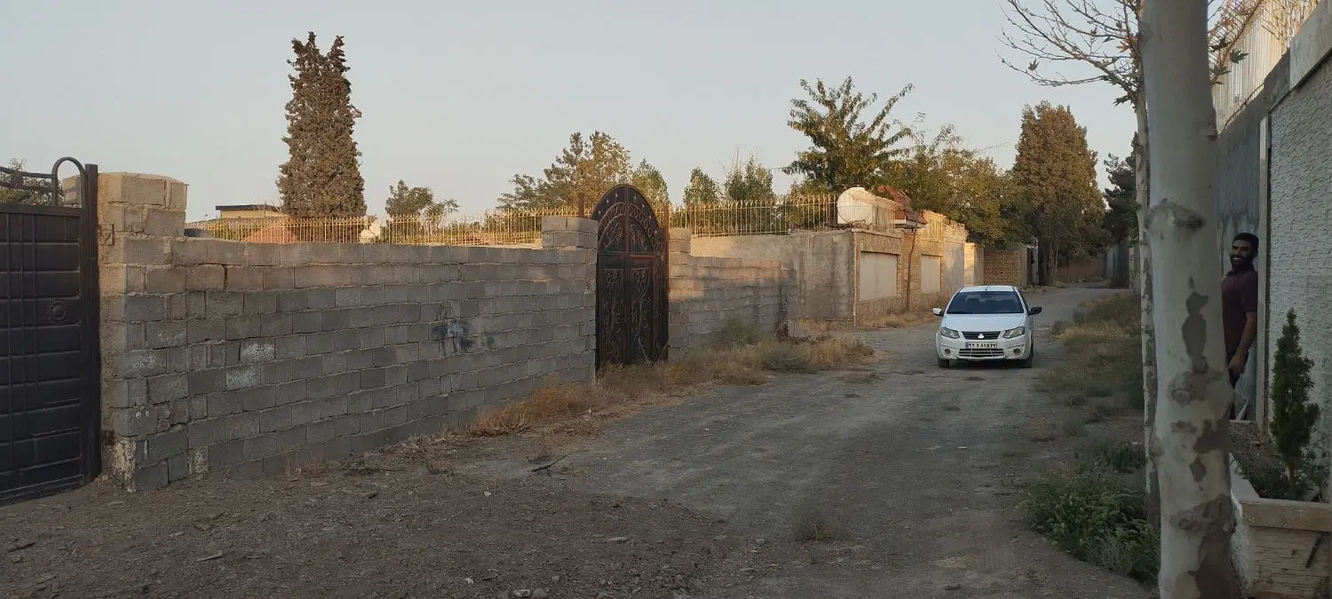 زمین باغی کنار پمپ بنزین ناظریه