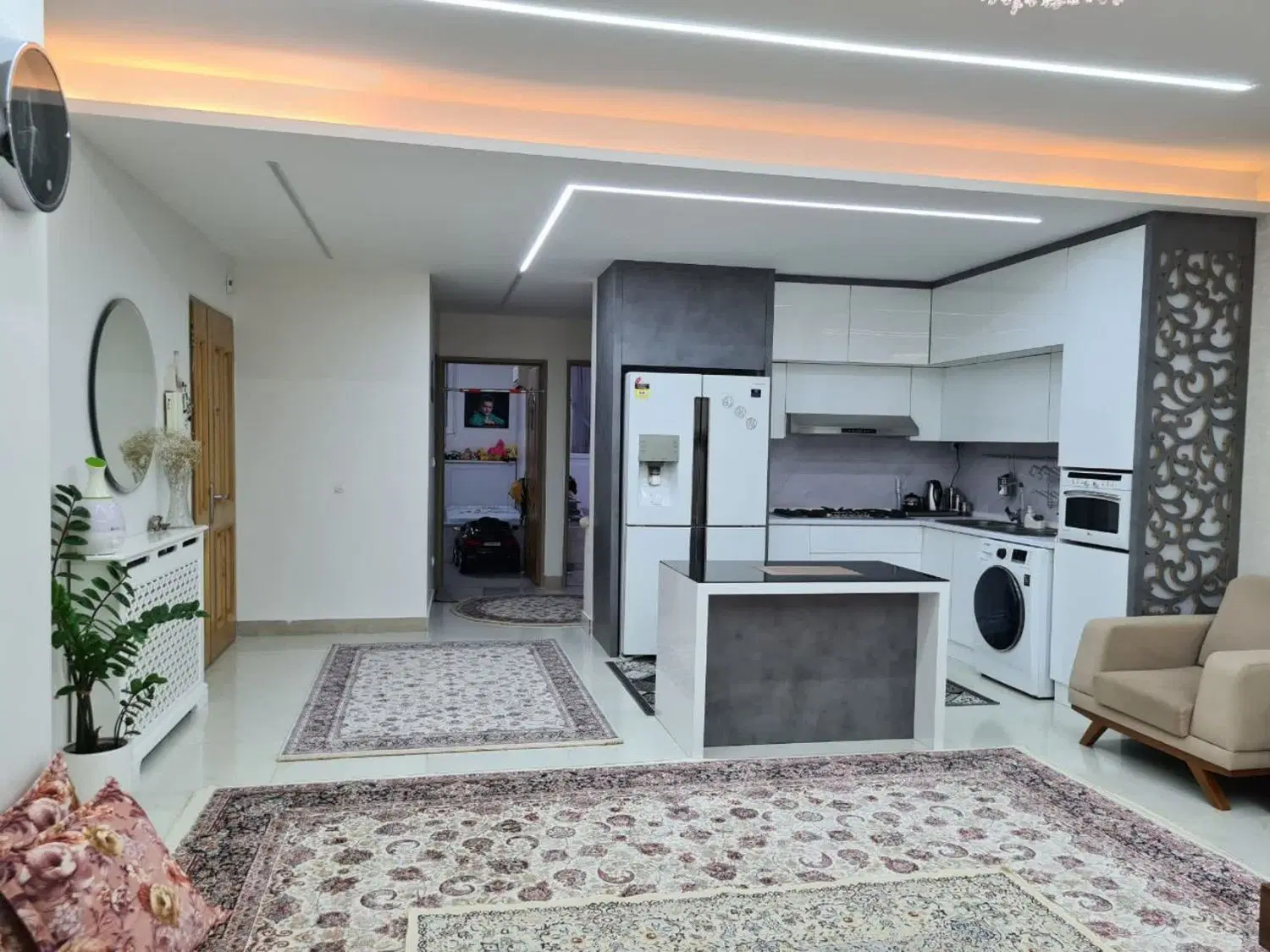 آپارتمان دوخوابه ۹۵متر شمالی جنوبی