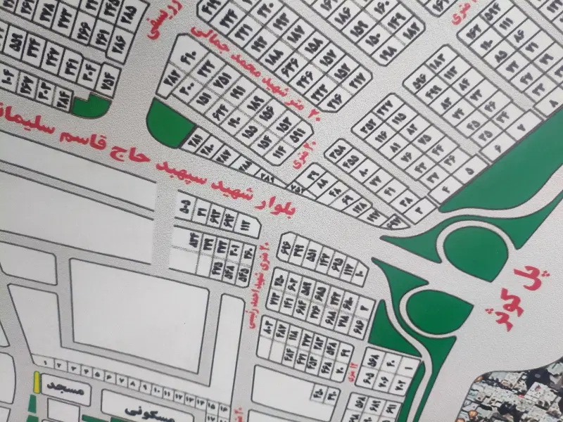اراضی حسن آباد بعد از پل کوثر‌ خارج محدوده
