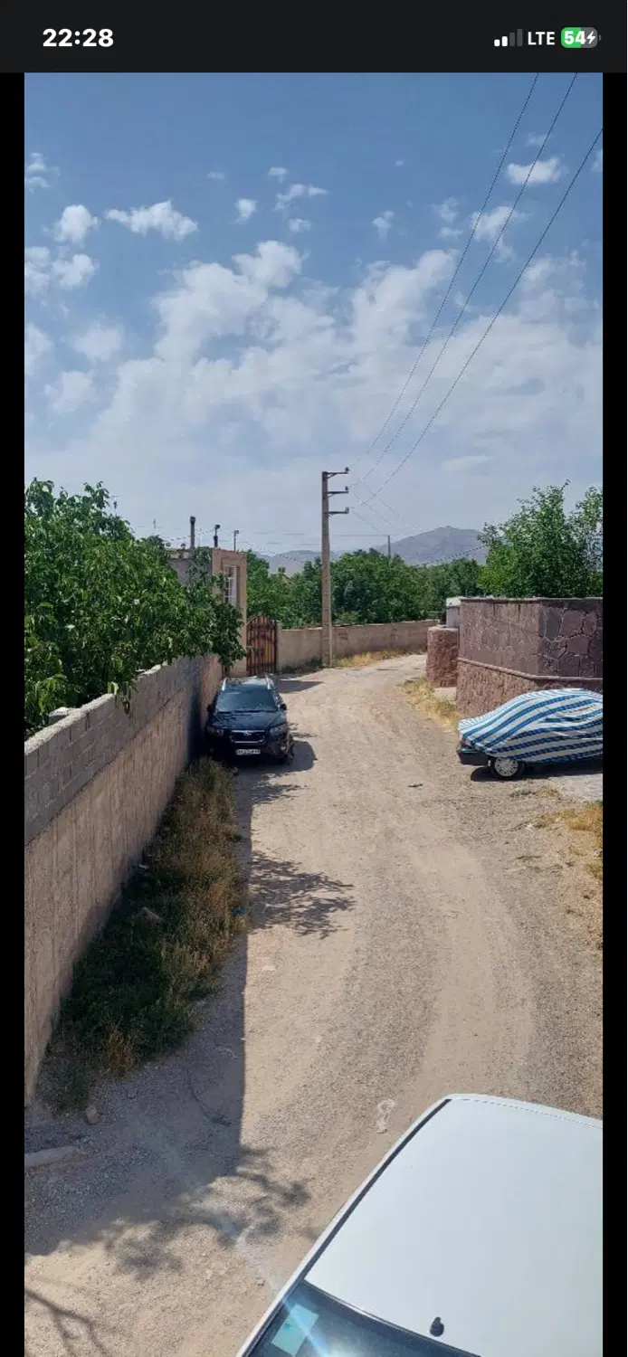 زمین ویلایی گیلاوند جاده وادان