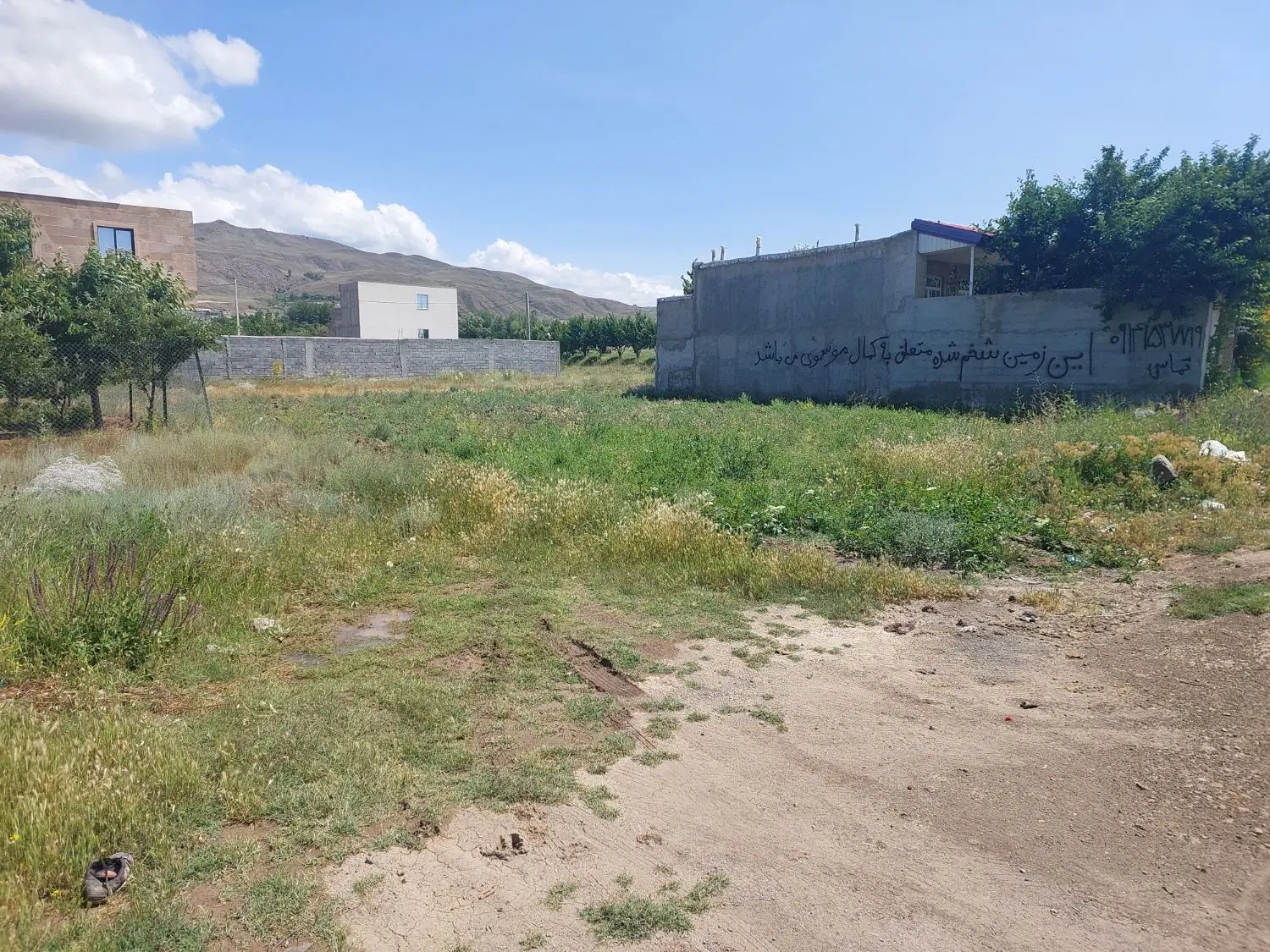 زمین مسکونی به متراژ ۴۵۰متر مربع