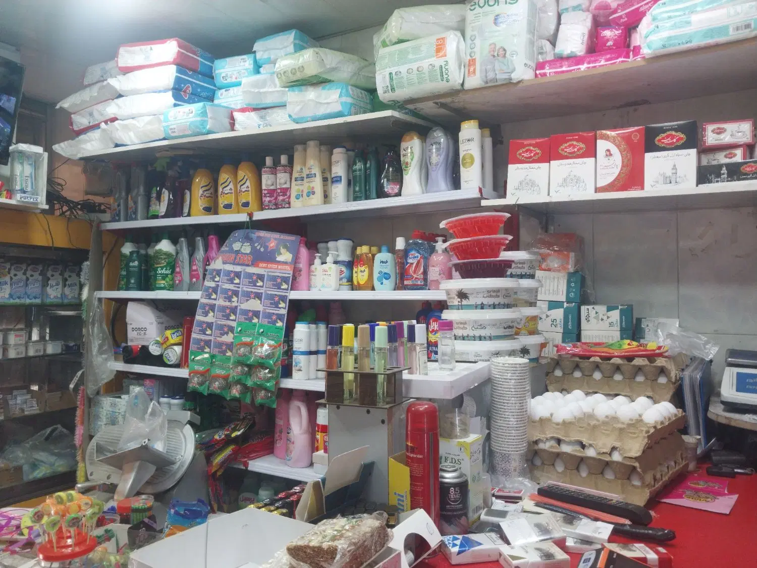 رهن واجاره سوپرمارکت باتمام وسایل نیاز وجنس ها