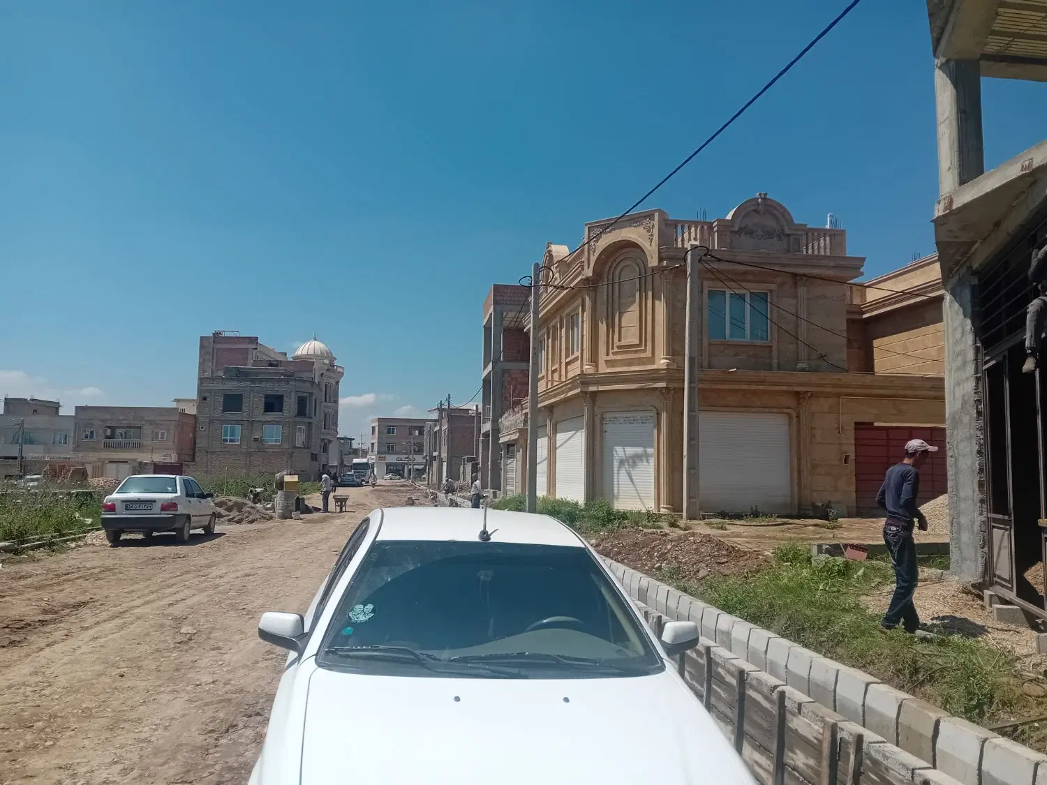 زمین تجاری مسکونی انشعابات.آب برق گاز.جدول کشی