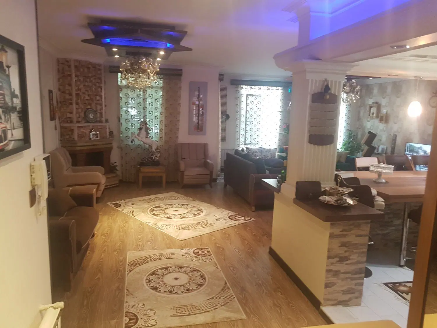 ۱۲۵م بلوک۲_تکواحدی_۳خواب_مشجر_معبر محلی