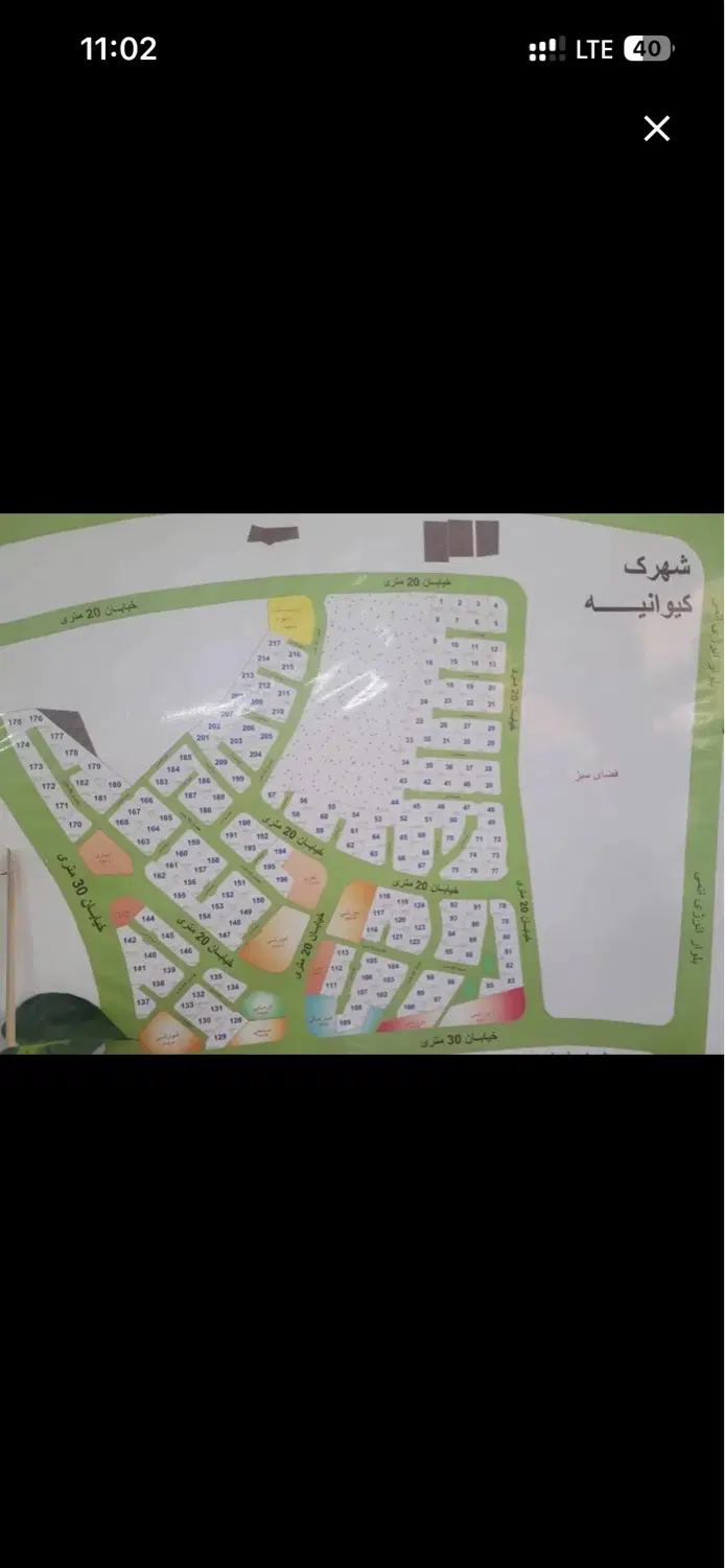 نیم دانگ زمین سنددار کیوانیه