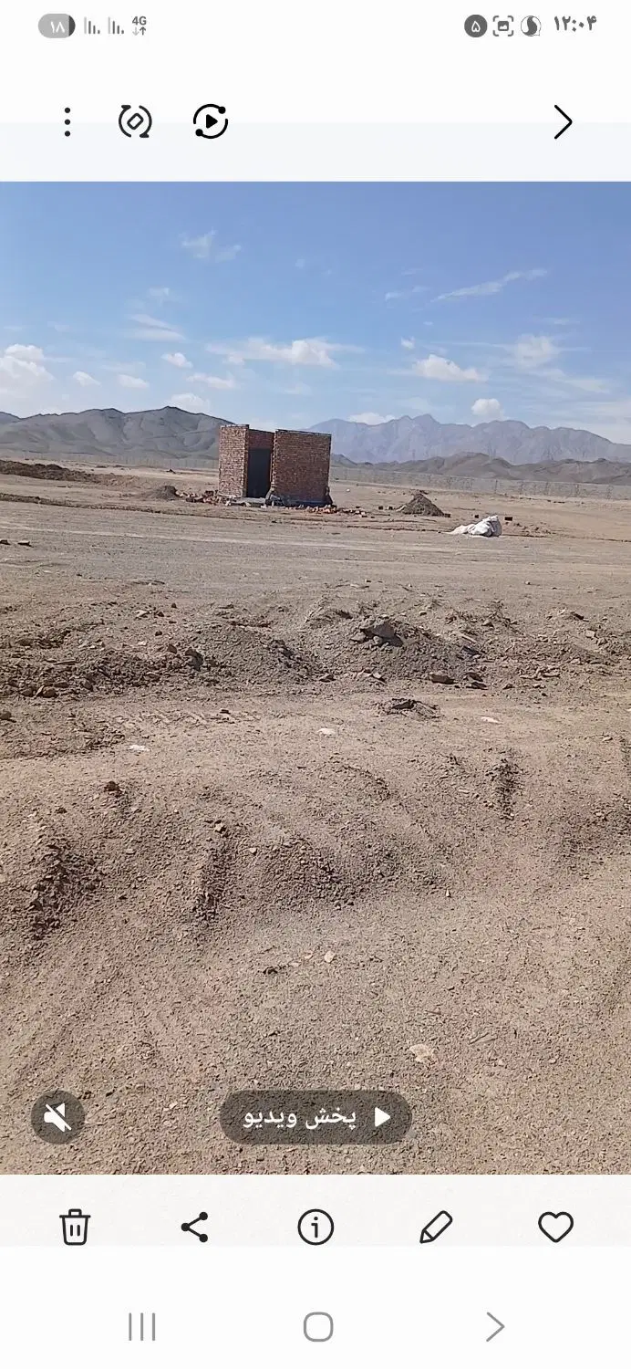 یک قطعه زمین منابع طبیعی کلاته ۳۰۳متر
