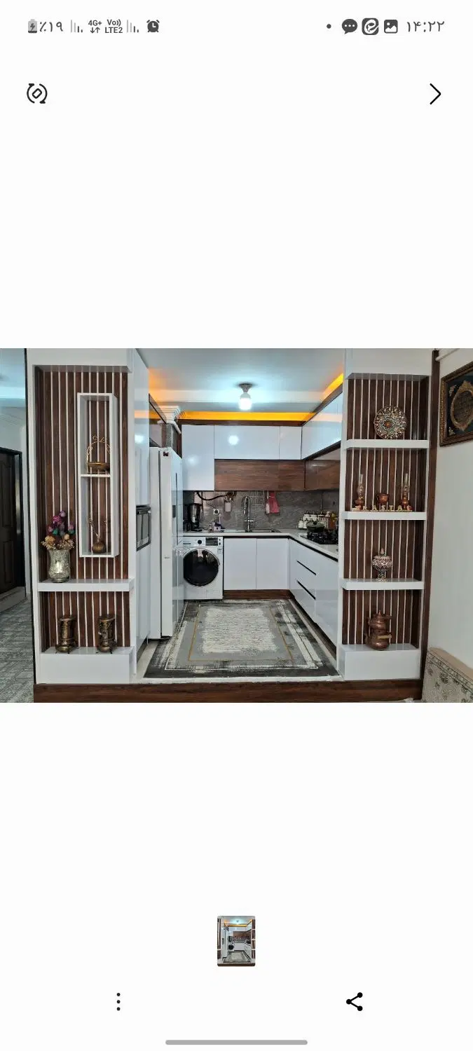 یک واحد آپارتمان مرتب و تمیز