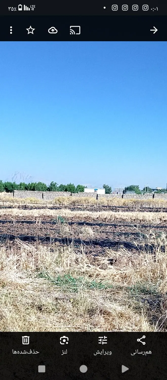 ۱۲۵۰مترزمین باغ. بامجوزدیوار...