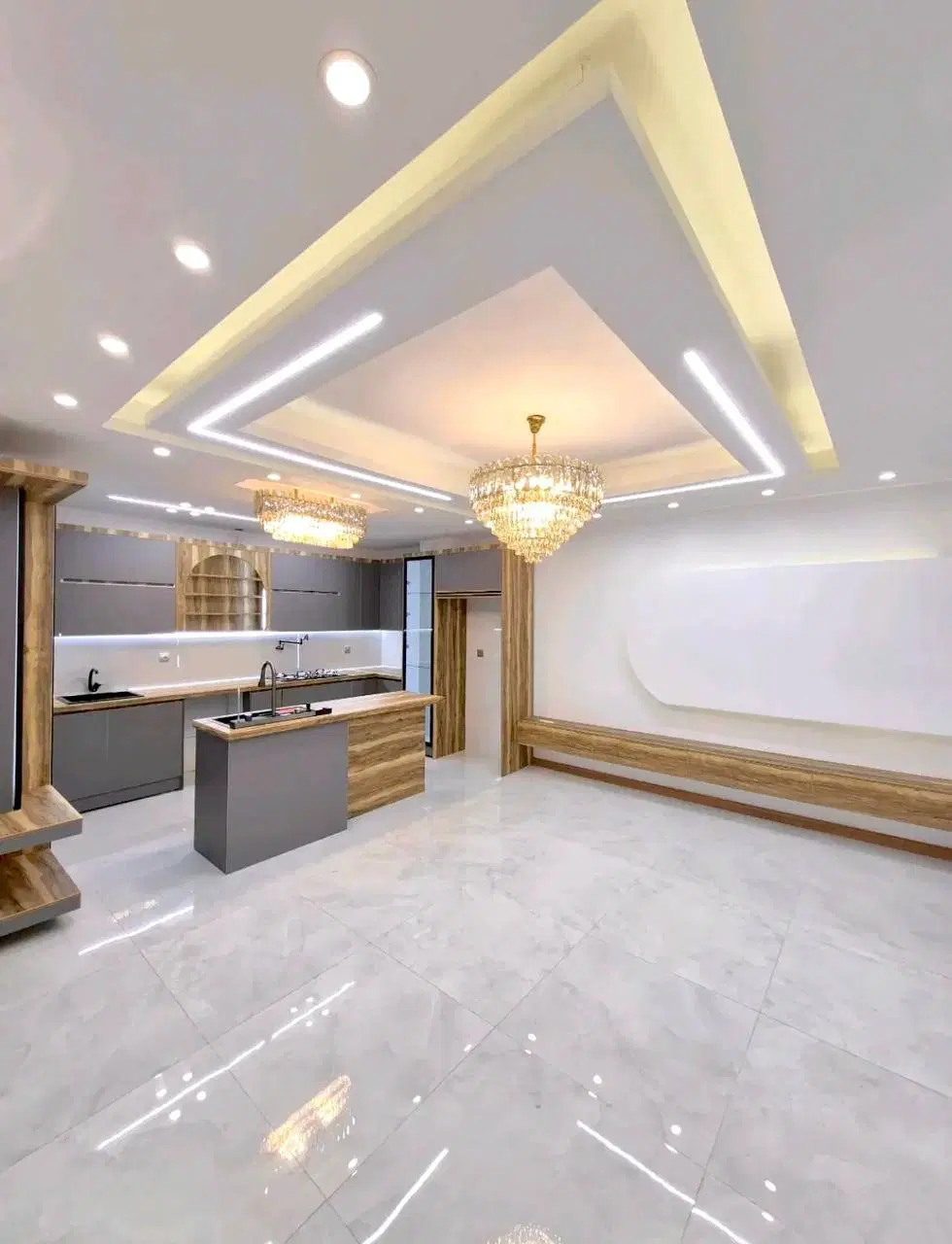 ۷۰متر ۲ خواب آسانسور پارکینگ _ سالن پنجره خور