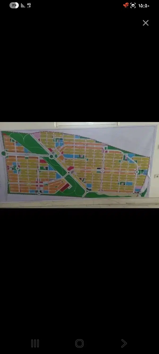 زمین زعفرانیه دو نبش