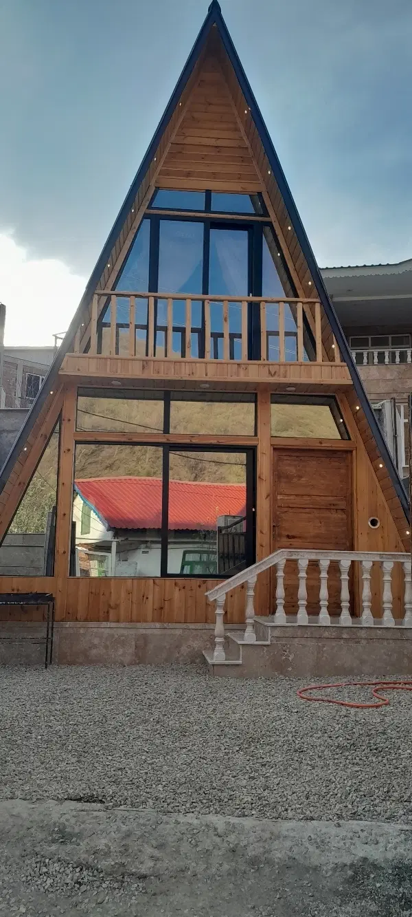 خانه چوبی ۱۱۰ متری حیران .دگرمانکشی