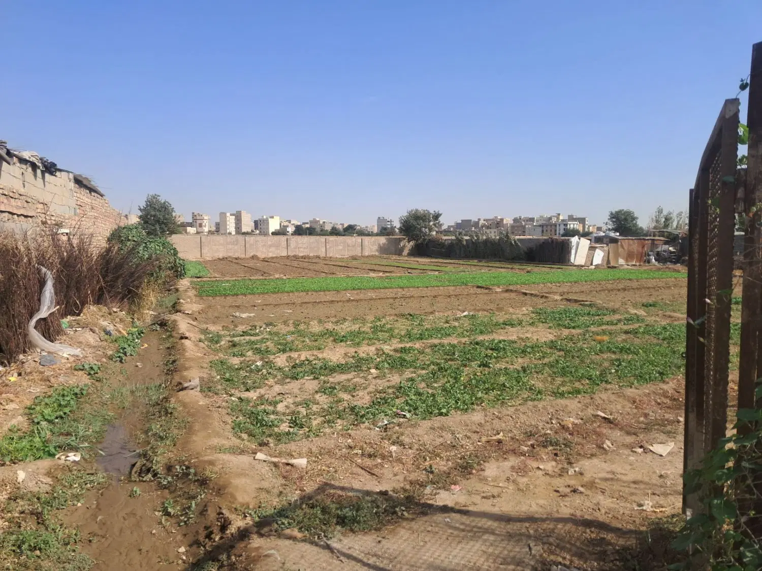 زمین بر اتوبان ازادگان