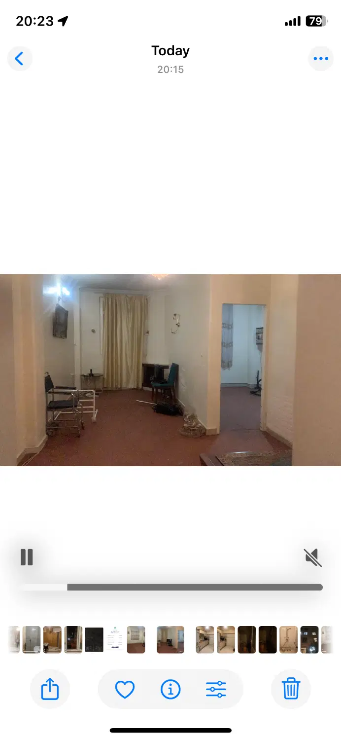 آپارتمان ۶۱ متر همکف کوچه شهرابی