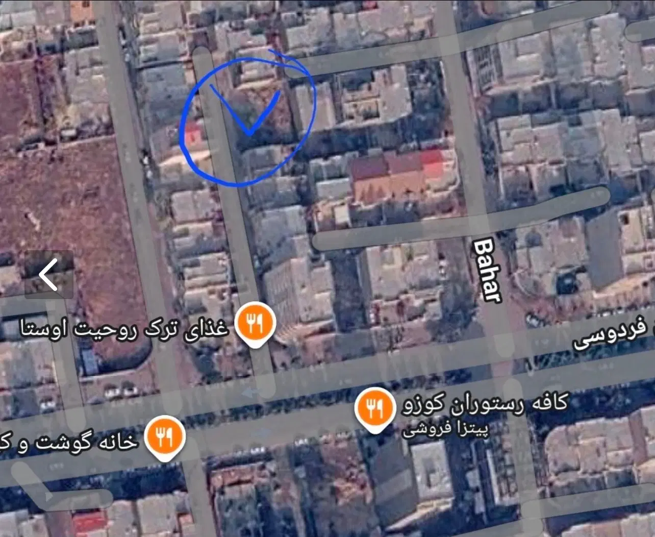 زمین فردوسی یک کوی ۴ دو کله