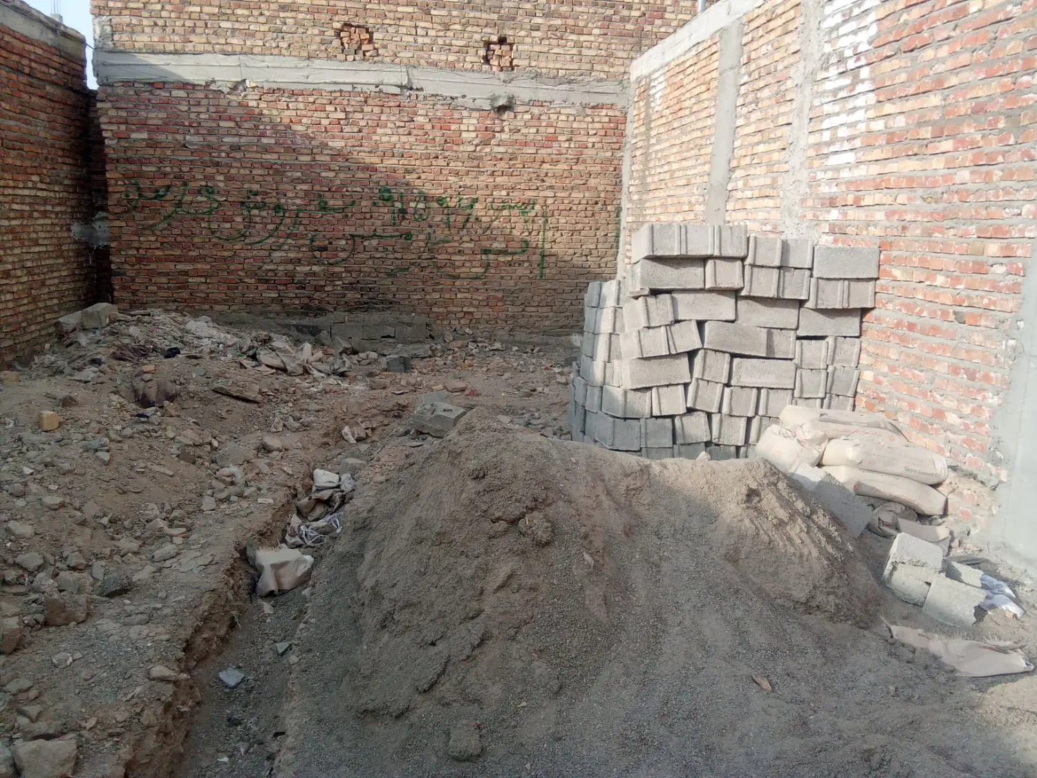 زمین چهار دیوار فروشی