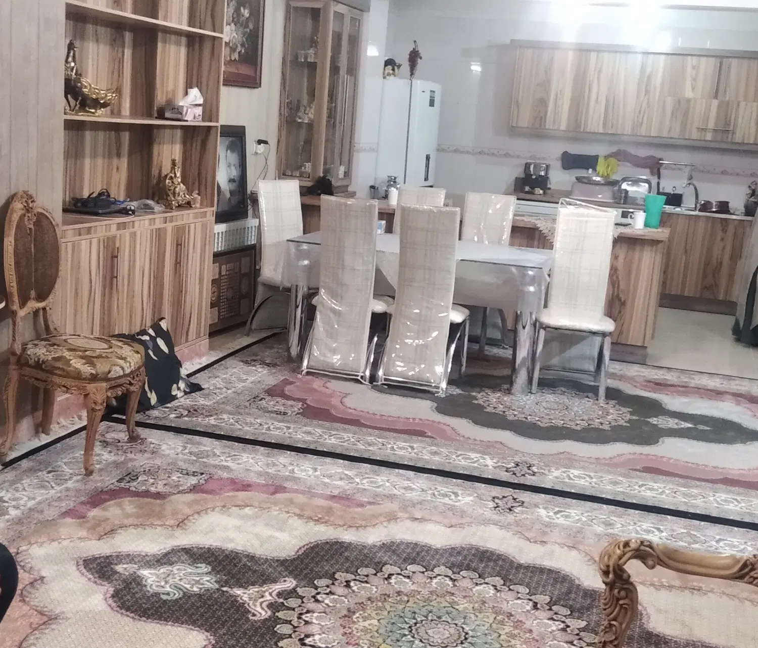 اجاره آپارتمان 104 متری دو خوابه همکف باغ زیار