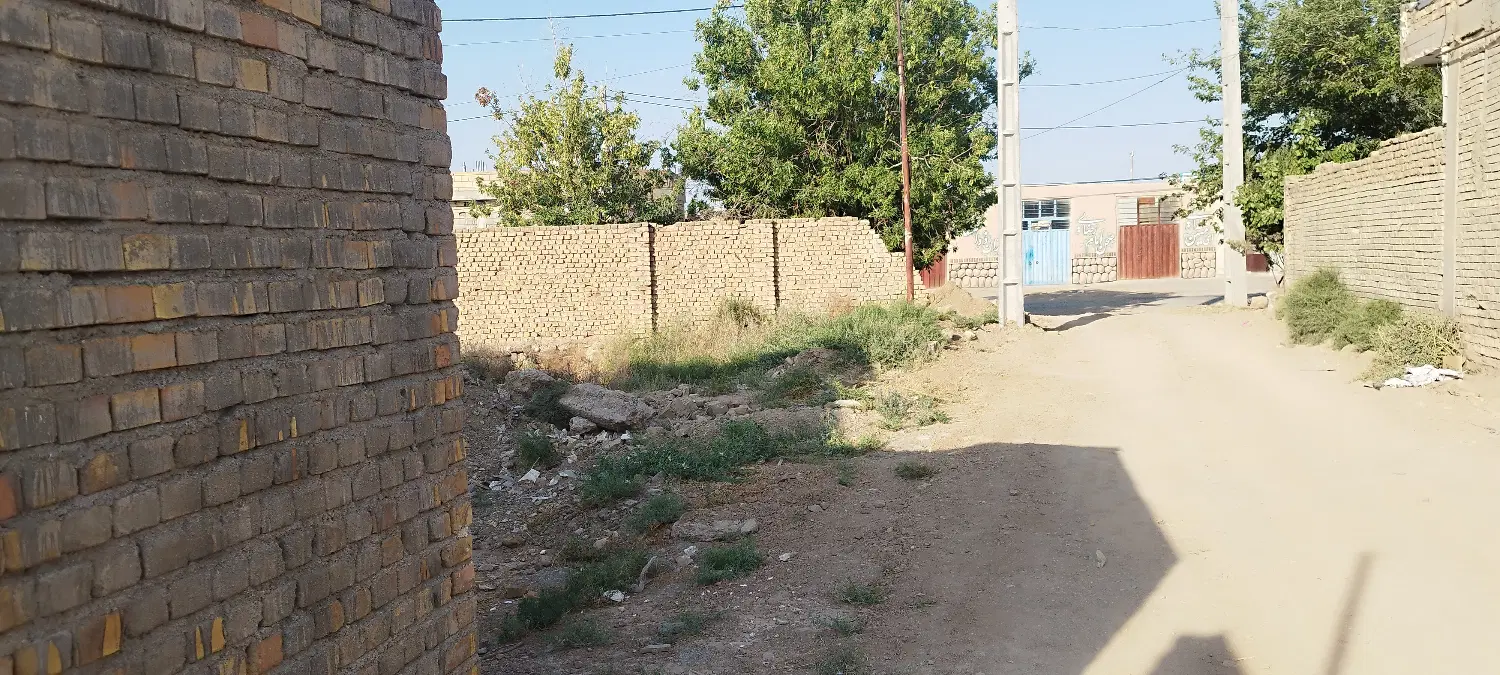 قطعه زمین مسکونی دوکله بر اصلی خیابان ۲۵متری