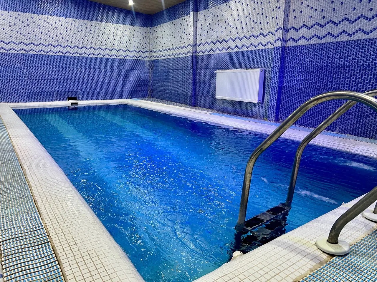 کلبه سوئیسی با استخرسرپوشیده