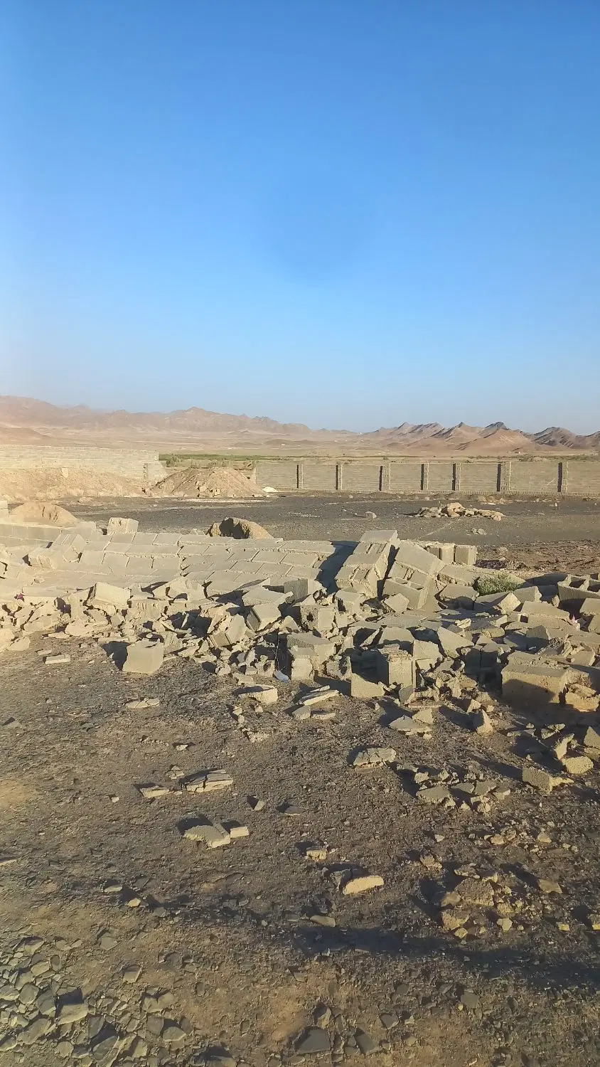 زمین فروشی چاه رحمان ۱۵۴ متر ۷ متر هرز ۲۲ متر طول