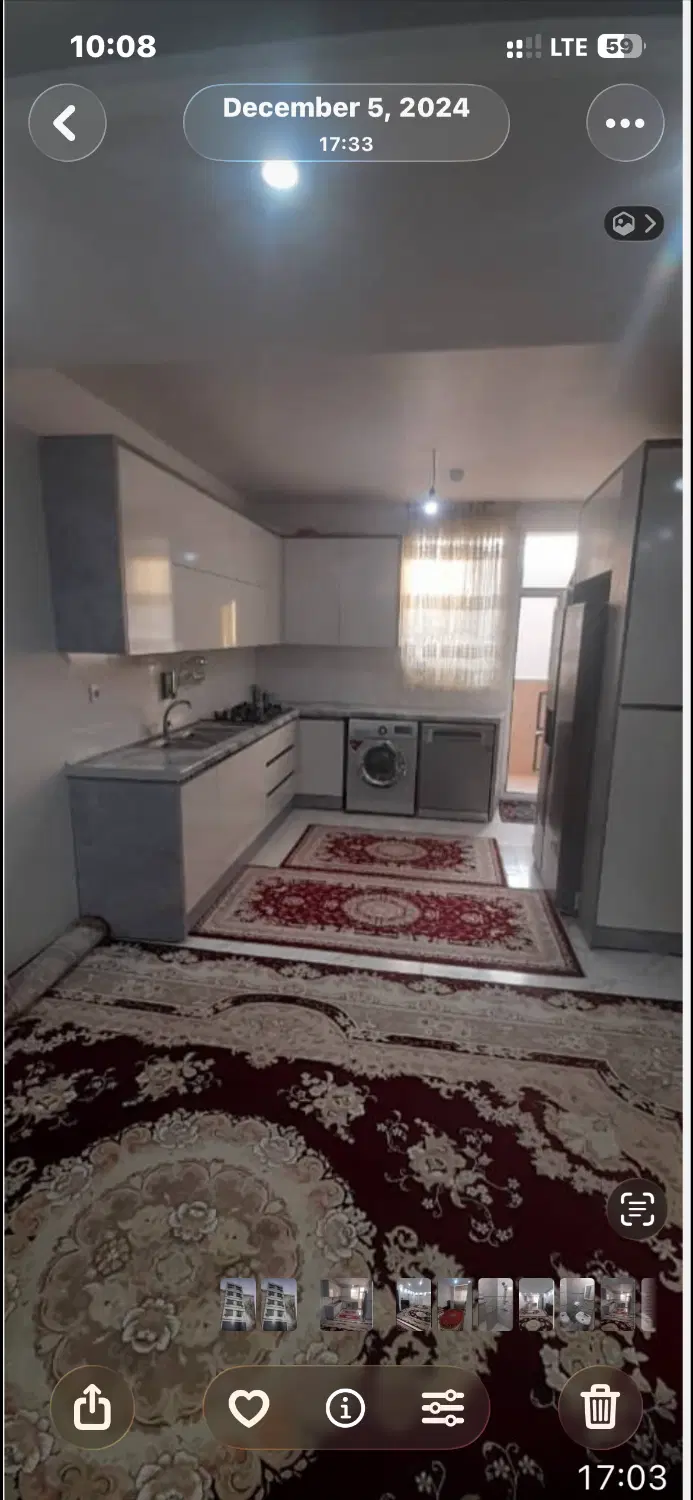 فروش آپارتمان ۶۴متری تک واحد دو خوابه شخصی ساز