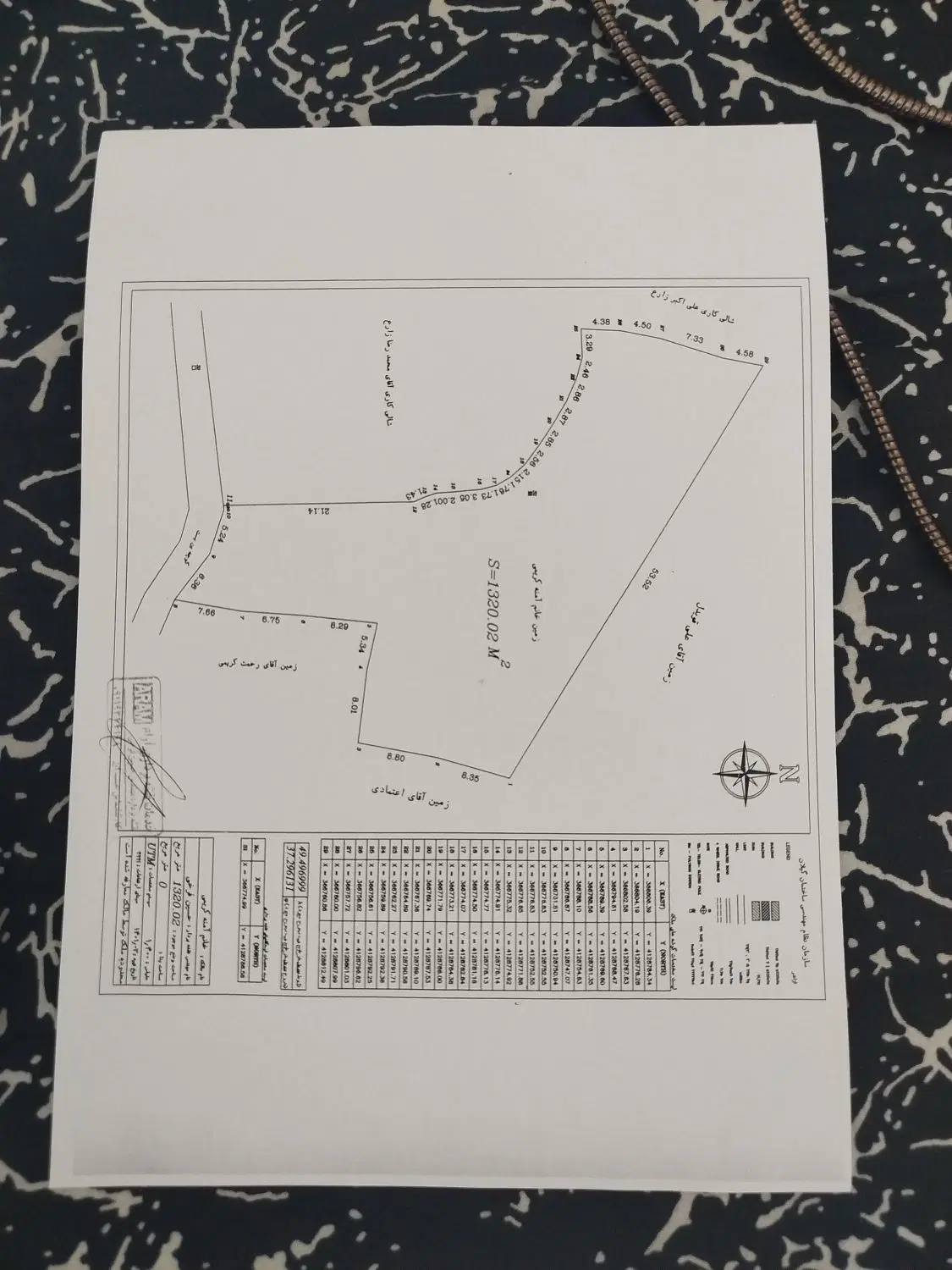 زمین ۱۳۲۰ متری