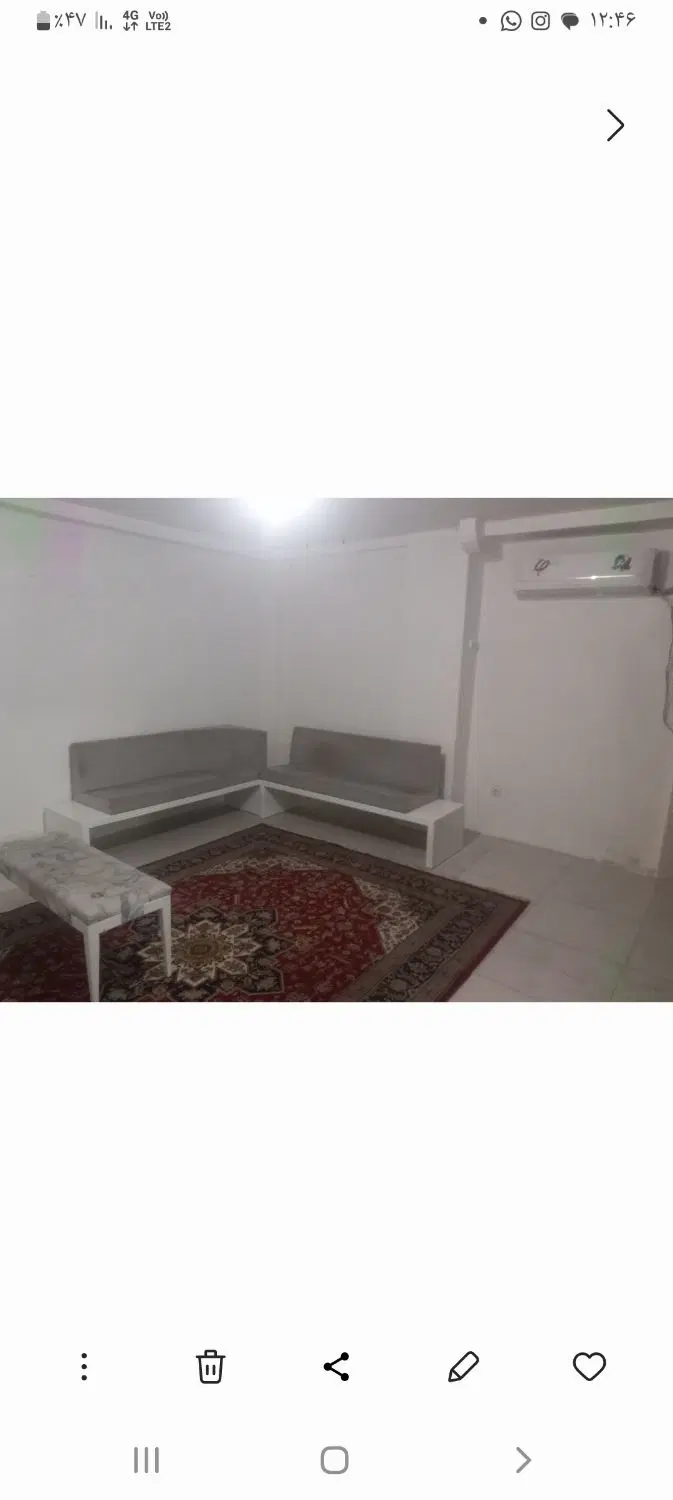 اجاره سویت ۵۰ متری ازادگان