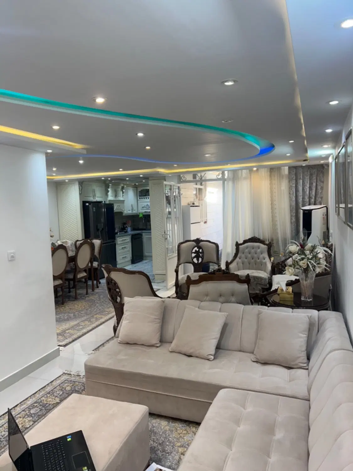 حیاط داربازسازی کامل دربهترین کوچه۱۳ابان شهرری
