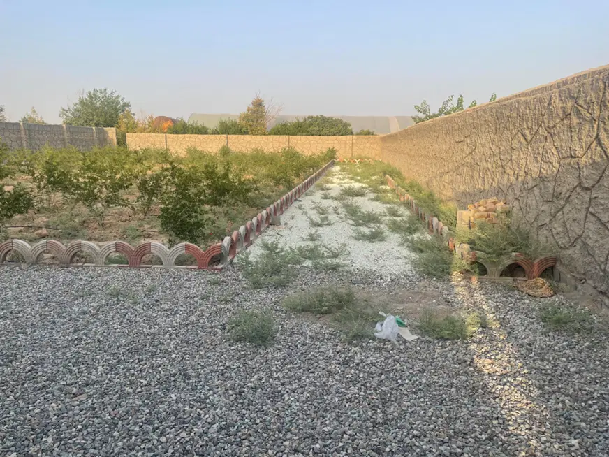 زمین باغی چهار دیواری