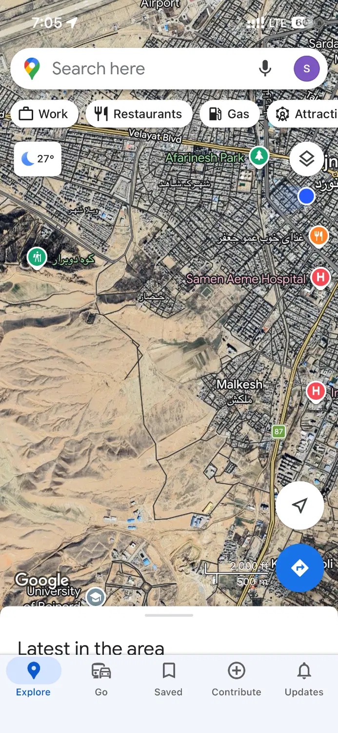 زمین شرکت تعاونی عمران و مسکن سازان تعاونی بجنورد
