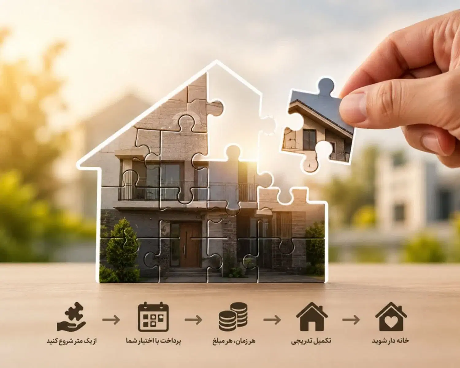 اپارتمان اقساط_متر متر بخرید،کم کم صاحبخانه شوید