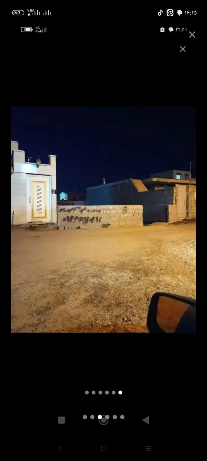 زمین  ۶۱۰ متری کنار انبار گندم