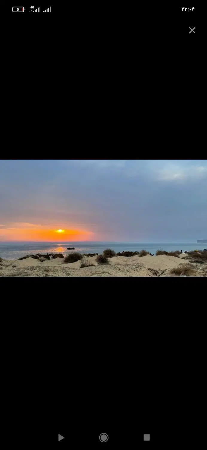 زمین هزارمتری صدمترقبل ازتالار میلاد سمت دریا
