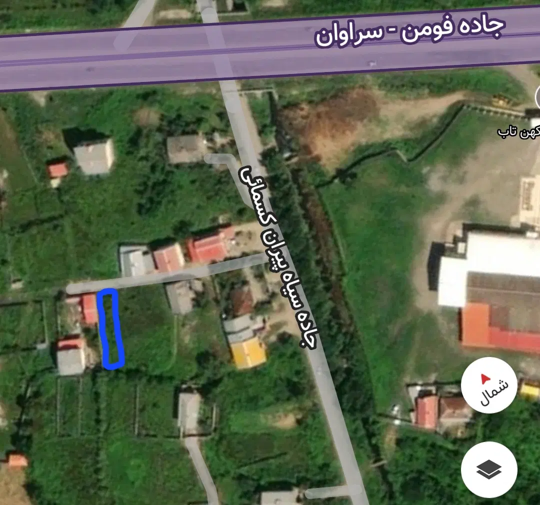 زمین ۲۰۰ متری مسکونی شهری