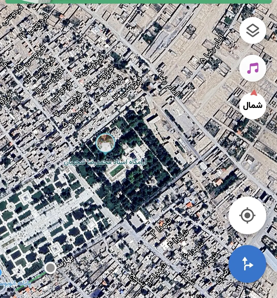 فروش زمین جنب آرامگاه فردوسی