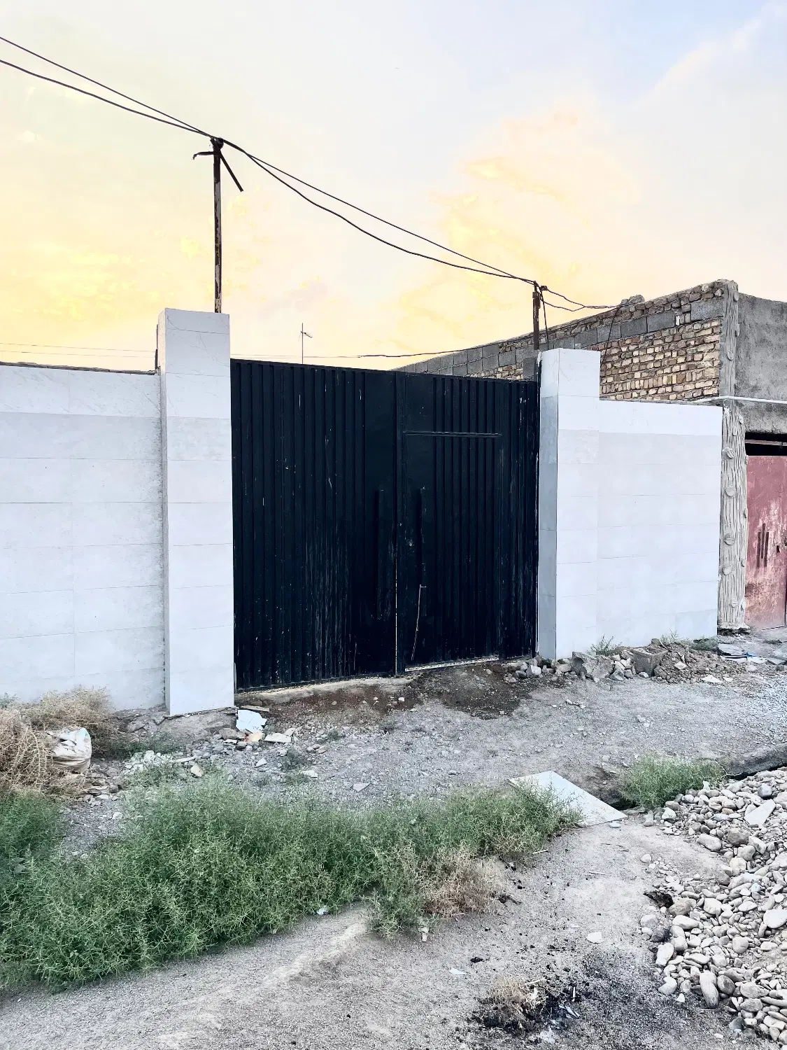 باغچه ۱۸۰متری قلنامه ای