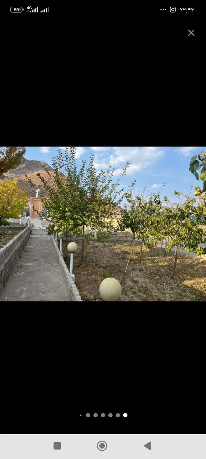 خونه باغ کوه بادومیه